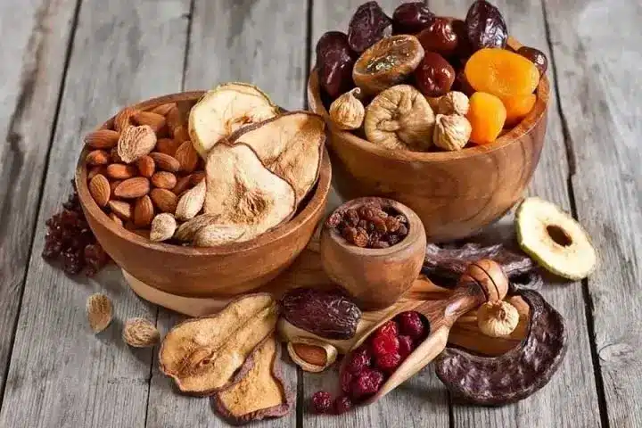 dried fruits and nuts